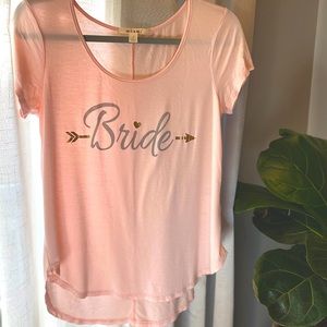 Pink Bride Shirt